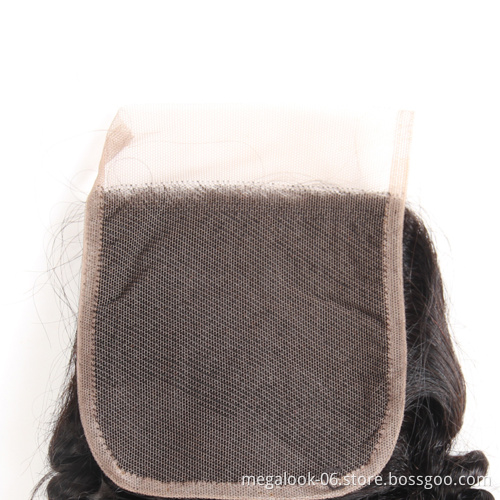 Raw Unprocessed Peruvian Spring Curl Wave 4*4  5*5  6*6 7*7 Overnight Dropshipping Virgin Hair Lace Closure